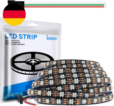 5M WS2812B Led-Streifen 5V 60Leds/M - 300 Pixel, Individuell Adressierbare RGB I