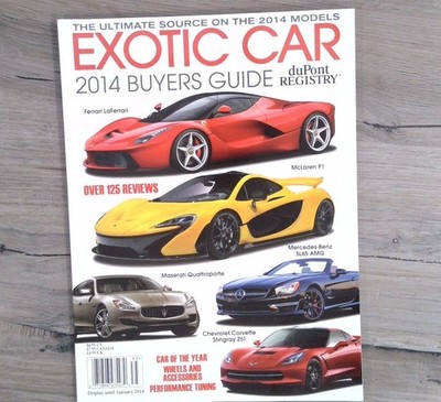 EXOTIC CAR Magazine 2014 Buyers Guide Ferrari LaFerrari McLaren duPont