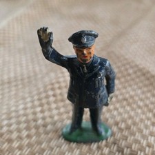 Antique Cast Lead Police Officer Figure Made in USA c1920s–30s