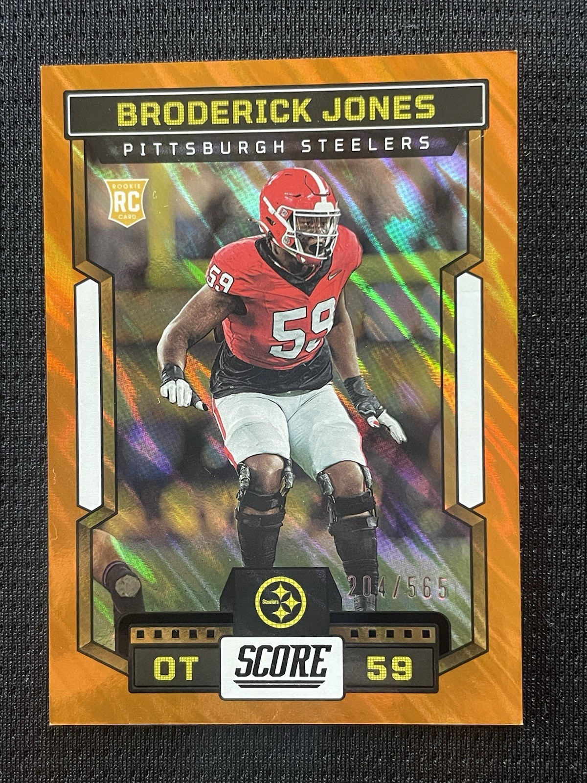 Broderick Jones Panini Score #394 Red Zone