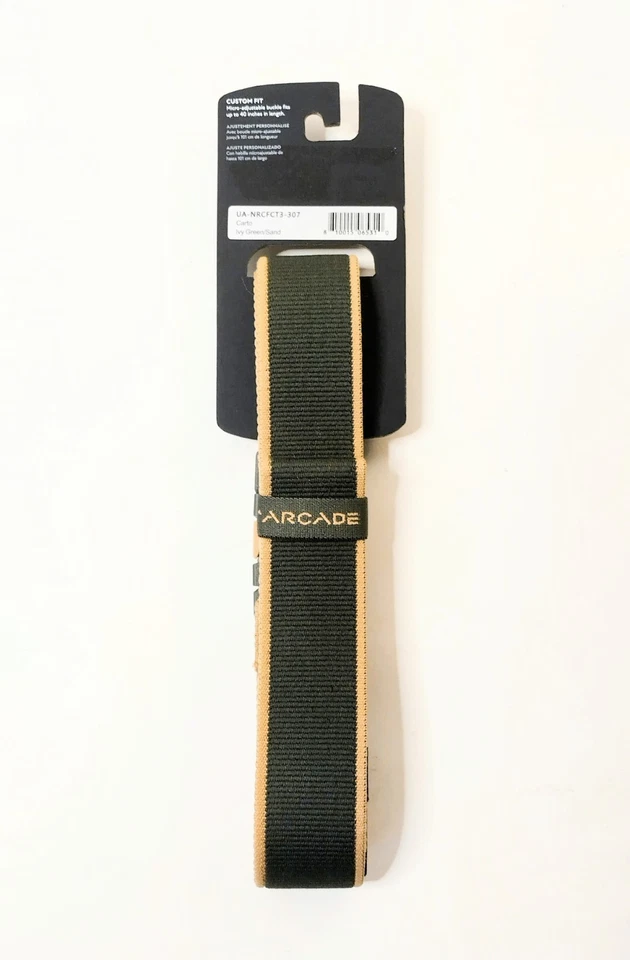Arcade Performance Stretch Belt Color: Carto Ivy Green / Sand One Size up to 40" - Image 2 of 4