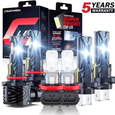 9005 H7 H11 LED Headlight High/Low Beam Light  Fog Light Bulbs Kit Super Bright