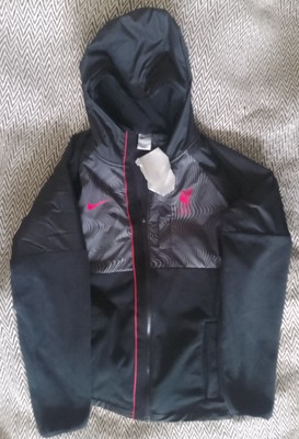 Nike Liverpool Winter Coat Mens LFC Football Jacket Black