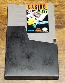 Casino Kid w/Manual and Sleeve Nintendo NES Tested Retro Gaming Poker Blackjack