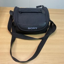 Sony Camera Bag Black Soft Carrying Case Cyber Shot Alpha NEX Camcorder Camera