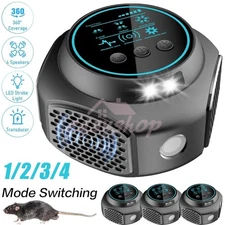 Upgrade Rodent Repellent Mouse Repellent Indoor Ultrasonic Pest Repeller Plug in