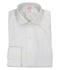Brooks Brothers Madison Non-Iron 100 American Supima Cotton 14.5-34 Grey