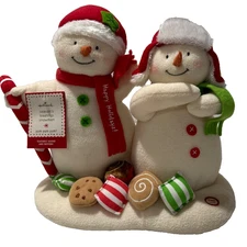 HALLMARK 2008 JINGLE PALS SNOWMAN CANDY CANE SEASON'S TREATINGS SOUND & MOTION 
