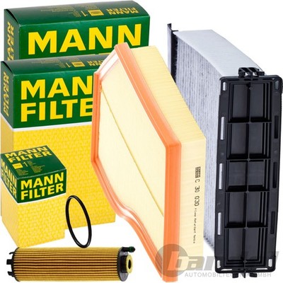 MANN FILTER INSPEKTIONSPAKET passend für MERCEDES A/B KLASSE W/V177 W247 CLA GLA