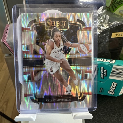 2024 Panini Select WNBA - Concourse Kelsey Mitchell #87 Silver Flash Prizm