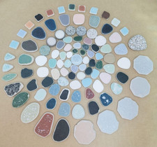 pottery Tile sea glass from Japan Surf-Tumbled Beach Glass