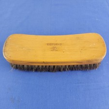 Vintage Horse Hair Shoe Shine Brush Victor-X Oxco 8.5" Made in USA