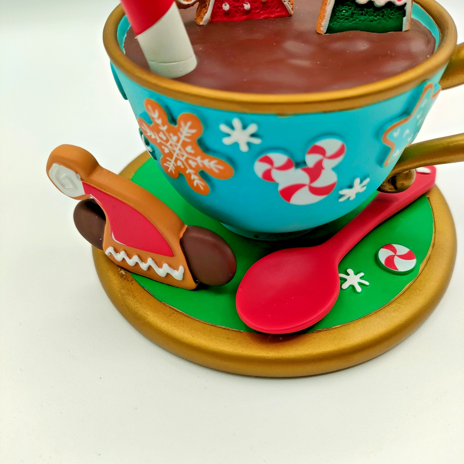 Disney Store Gingerbread Mickey & Minnie Accessory Stand Christmas Rare