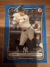2026 Bowman Aaron Judge #1 Blue Pattern Border /150 New York Yankees