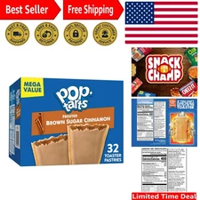 Indulgent Frosted Brown Sugar Cinnamon Toaster Pastries Family Pack (32 Count)