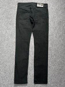 パンツ opium matte pleats Black denim Zara Opium jeans with zippers y2k rick banana | eBay