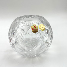 Nachtmann Bleikristall Kugelvase | 24% Kristallglas Bavaria Germany Vintage