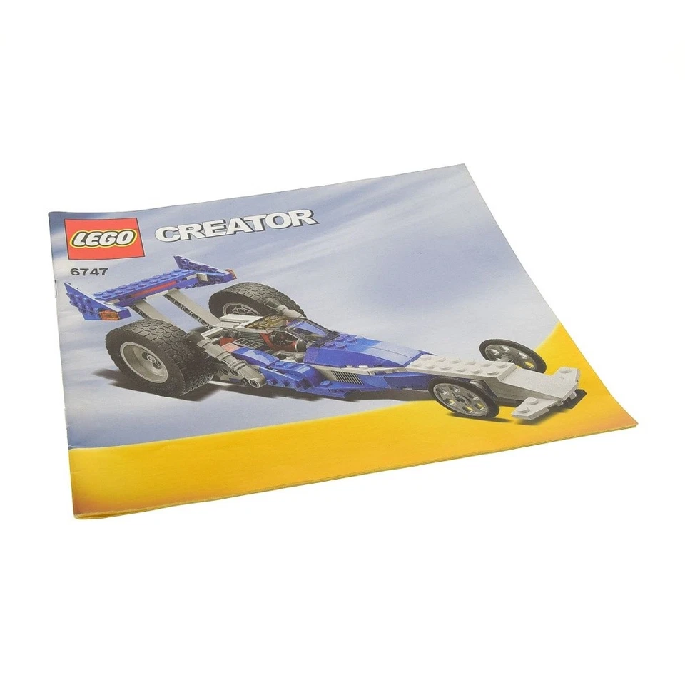 1x Lego Bauanleitung Creator 3 in 1 Model Riding Cycle Race Rider 6747 - Bild 1 von 1