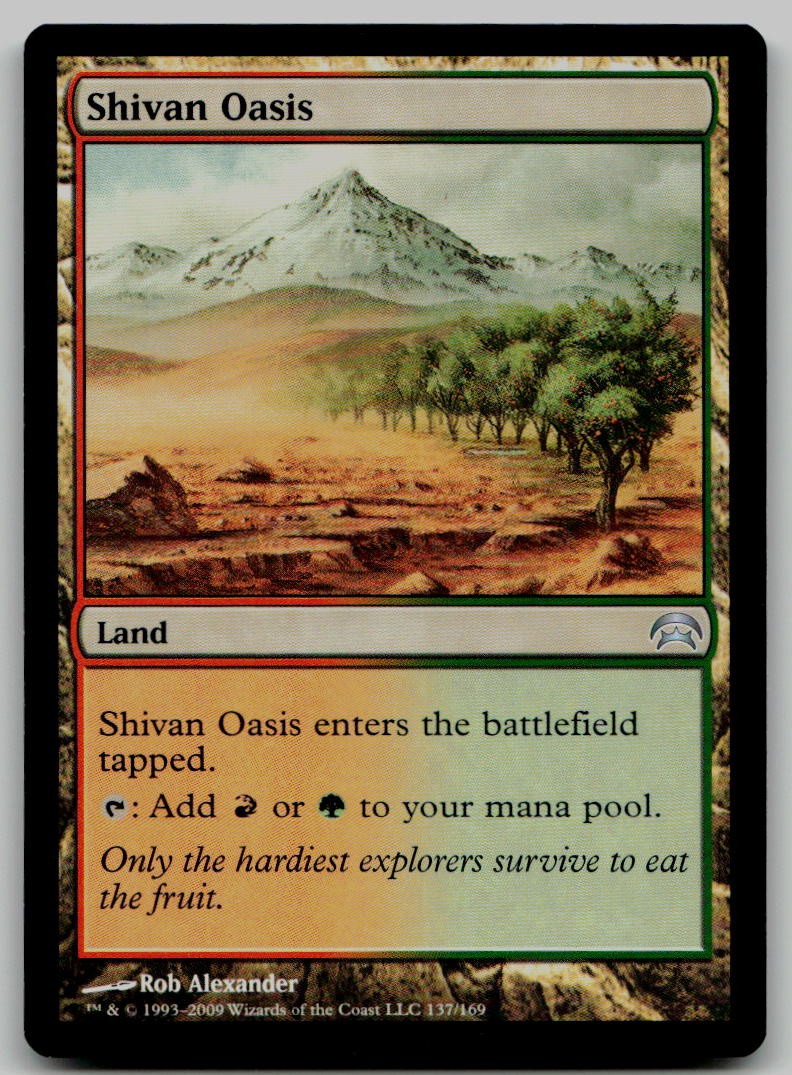 Shivan Oasis U Planechase 137 NM