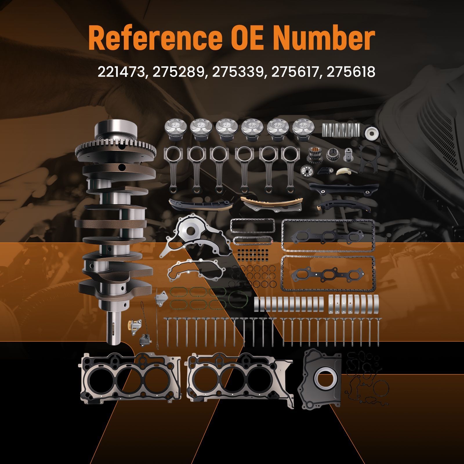Complete Engine Kit for Maserati Quattroporte S V6 410bhp 3.0L 2013-2017+