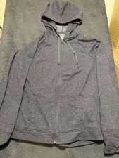 Tek Gear DryTek Large Sports Hoodie Grey Long...