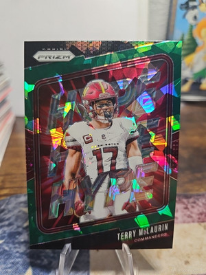 2024 Panini Prizm - Hype Green Ice Prizm #12 Terry McLaurin - Washington