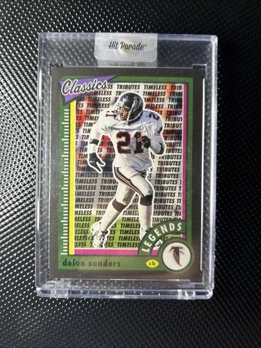 2022 Panini Classics Deion Sanders Timeless Tributes Red Black One Of One