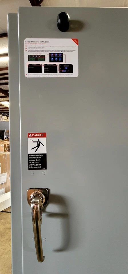 Interruptor de transferencia automática ABB Zenith ZTG serie T 1200A 3Ph 3P 208-480V N3R Foto 4 de 4