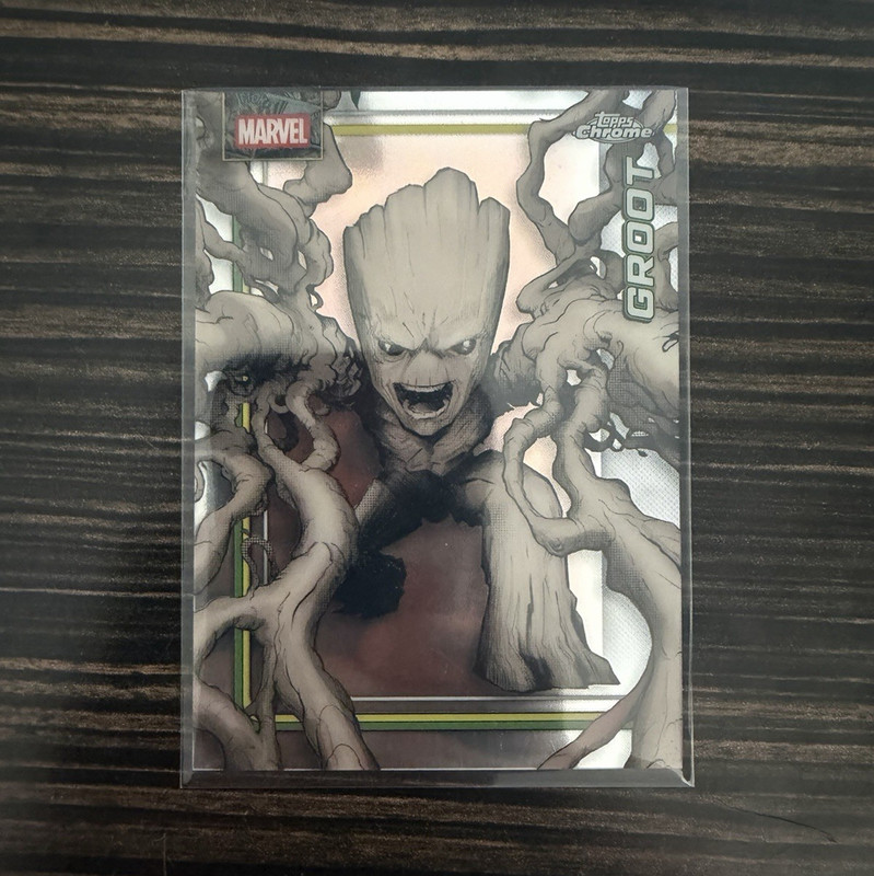 Topps 2020 Topps Chrome Marvel Guardians of the Galaxy Groot #046 Base Card