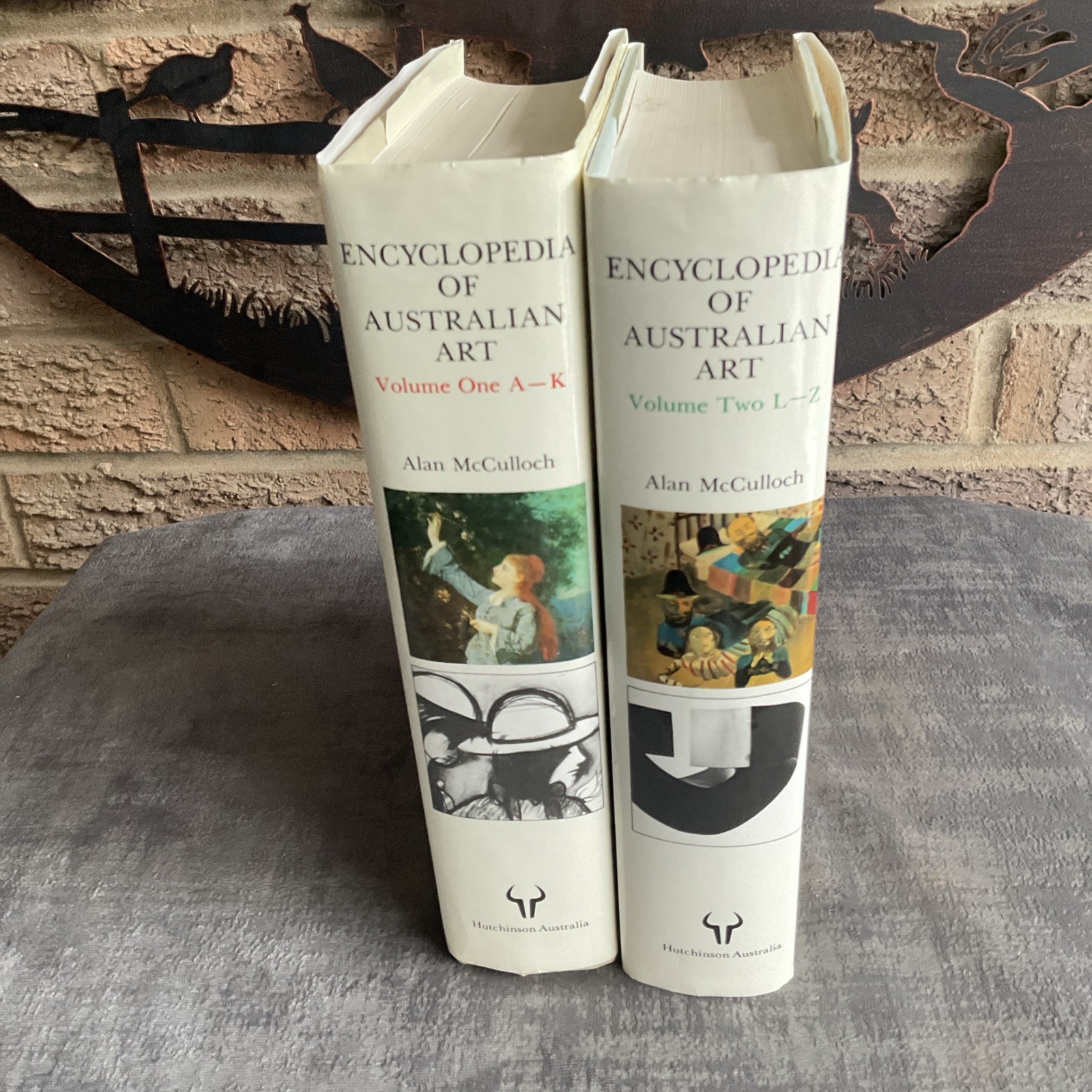 Encyclopaedia Of Australian Art Volumes One & Two Alan McCulloch DJ HB 1984