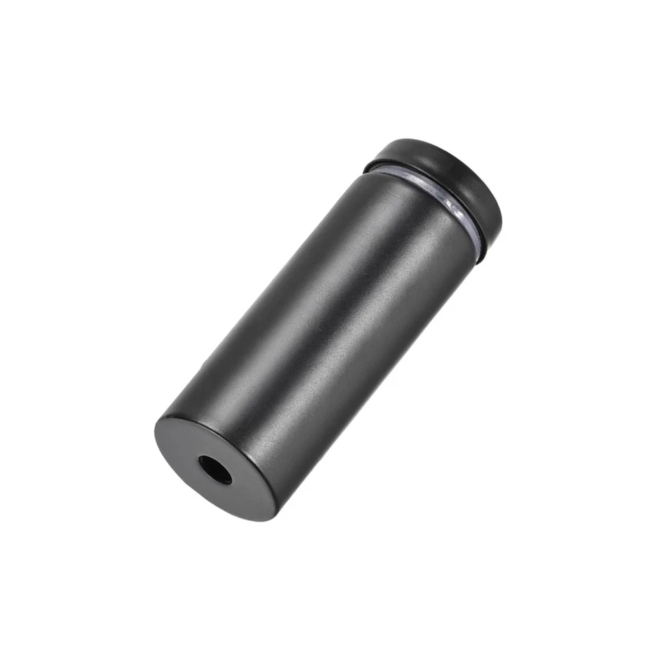 Separador Vidrio Montaje Acero Inoxidable 19mm Dia 51mm Longitud, Negro 4 pcs - Imagen 4 de 4