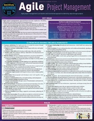 Agile Project Management: A Quickstudy Laminated Reference Guide by Aileen Ellis