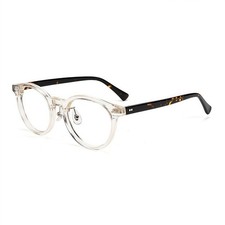 Lightweight Retro Round Acetate Eyeglass Frames Reading Glasses Men Women