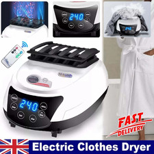 Image of 2300W Heated Clothes Horse Dryer Indoor Electric Washing Laundry Airer Only dry