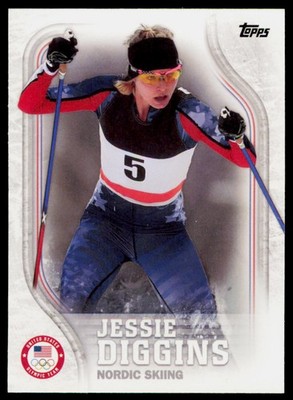 2018 Topps U.S. Olympic & Paralympic Team Hopefuls Jessie Diggins USA-11 USA