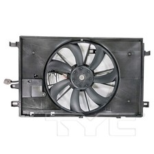 TYC Dual Radiator and Condenser Fan Assembly for 2020-2025 Toyota Corolla 625110