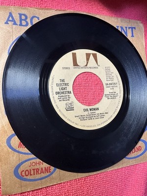 ELECTRIC LIGHT ORCHESTRA -  Evil Woman / 10538 Overture - Vinyl 45rpm UA XW729