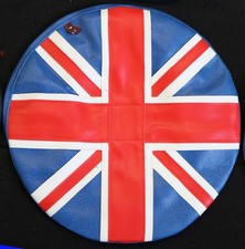 Vespa or Lambretta - Series 1 2 3 - 10" Spare Wheel Cover -  Union Jack