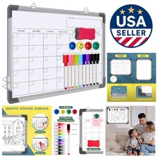 Portable Dry Erase Monthly Calendar Whiteboard - Ideal for Students  Teachers