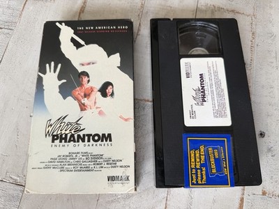 White Phantom (1987) VHS - Martial Arts Karate Ninja - Bo Svenson - Vidmark