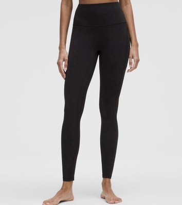 Lululemon Align High Rise Pant With Pockets 28  Black Sz 8 NWT