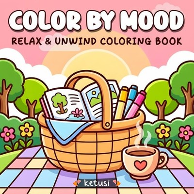 Color by Mood: A Relaxing Mood-Based Coloring Book with Emotional Relaxing Calm