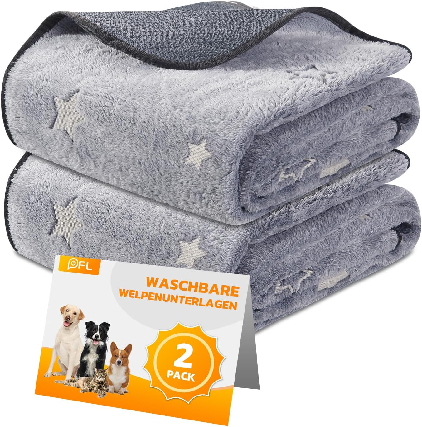 Tappetino per Urina per Animali Domestici, Lavabile, Assorbe Rapidamente, per Cu