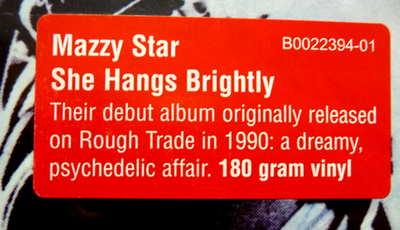 MAZZY STAR She Hangs Brightly 180-Gram VINYL 2015 LP NEW & SEALED