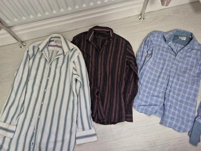 Men's Ted Baker/Ben Sherman Shirt Bundle Size L Large X3 Long Sleeve Smart - Image 1 of 4