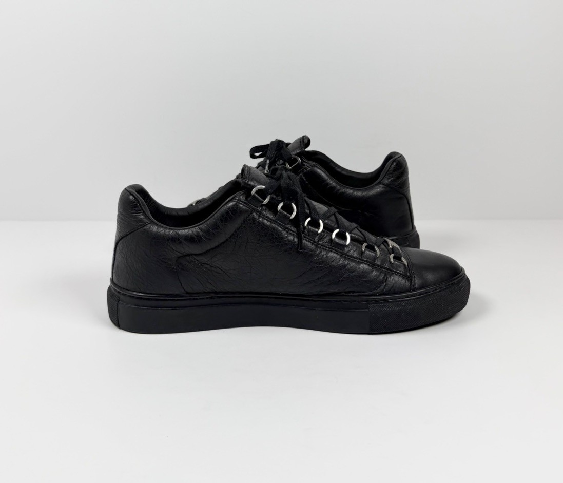 Size 8 - Balenciaga Arena Tumbled Leather Black - Giovanni Alves