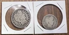1902 Barber Half Dollar And 1902 Barber Quarter