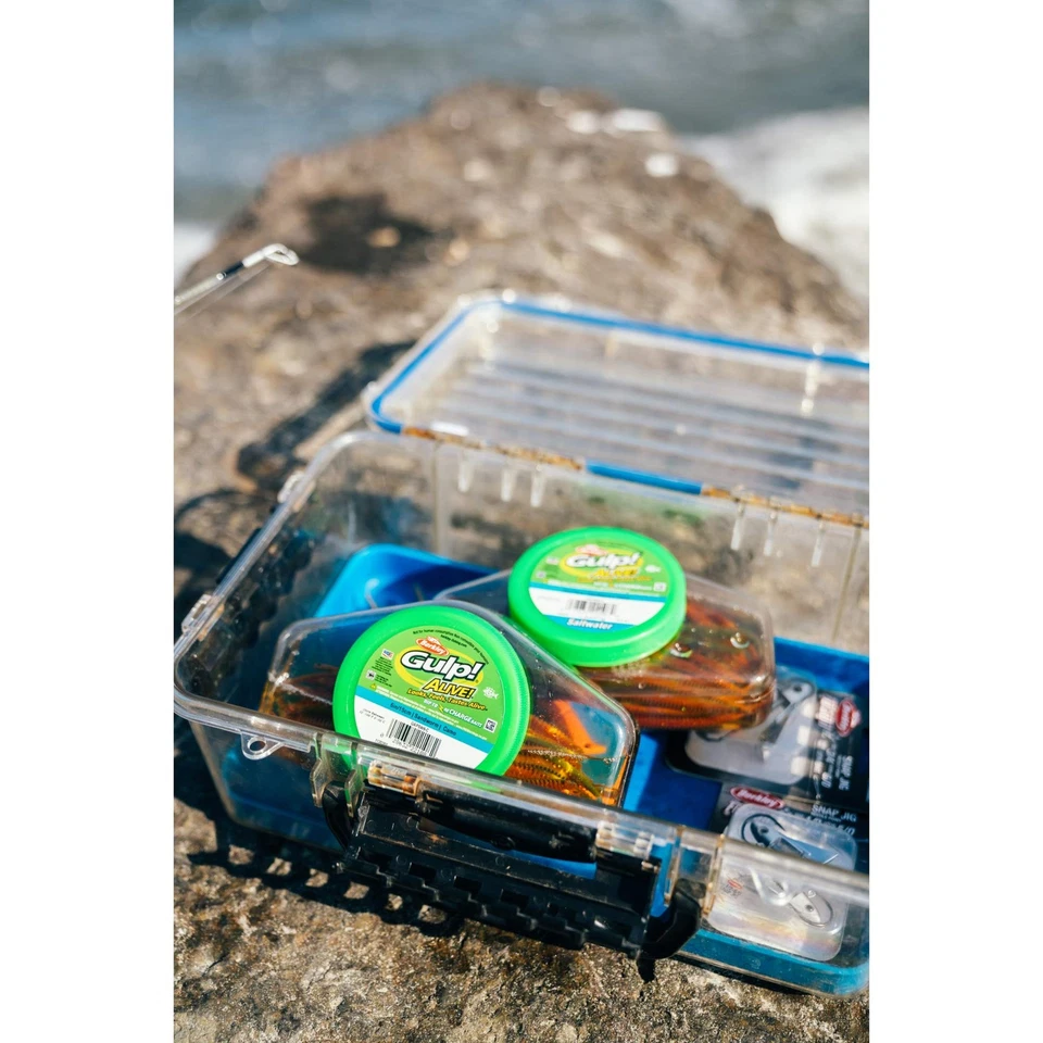 Berkley Berkley Gulp! ¡Vivo! Cebo suave para pesca de agua salada de gusano de arena Foto 3 de 4