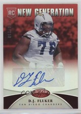 2013 Certified New Generation Mirror Red Signatures /999 DJ Fluker #258 Auto 1t5