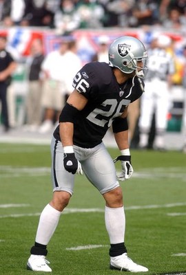 Rod Woodson Oakland Raiders warms up prior to the start AFC Divisi- Old Photo 4